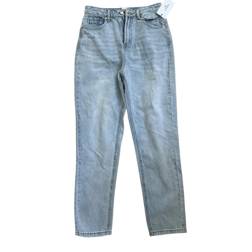 Princess Polly Light Blue Denim Jeans Size 4